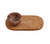 Brown Marble Tidbit Set