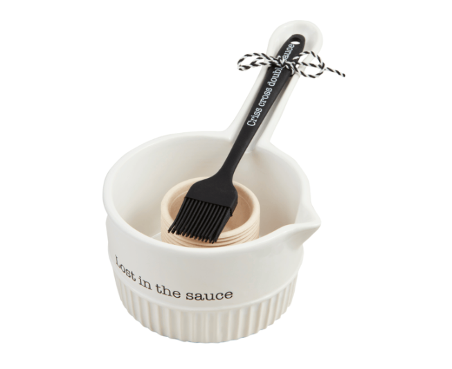Circa Sauce Pot Brush Set