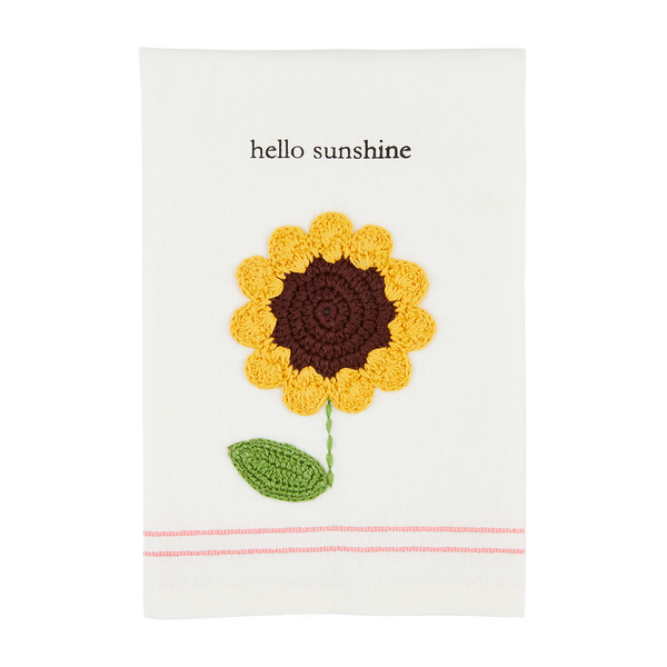 Bloom Crochet Towel