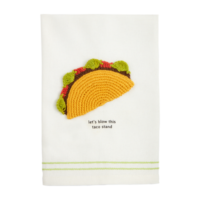 Fiesta Crochet Towel