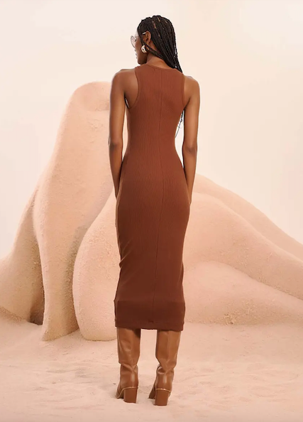 Camer Dress Brown