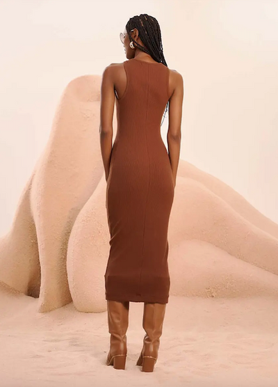 Camer Dress Brown