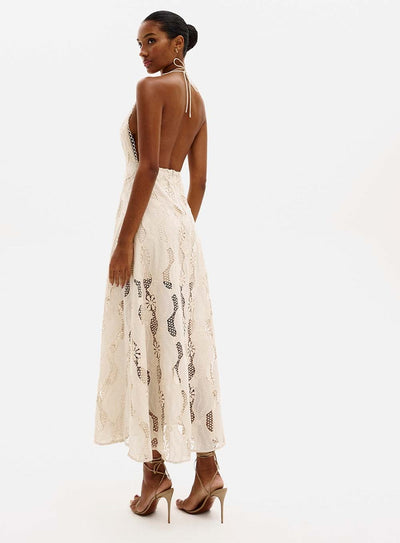 Thalia Dress Beige