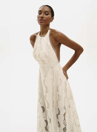 Thalia Dress Beige