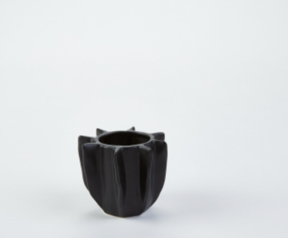 Ceramic Black Vase S