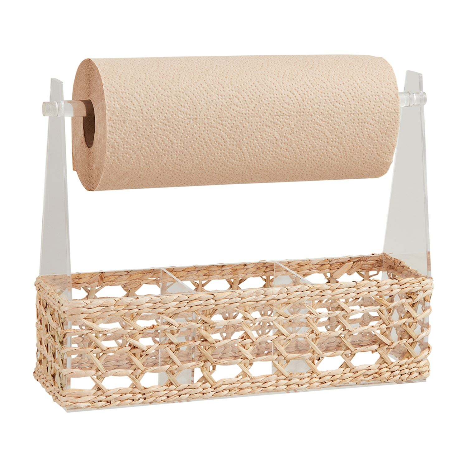 Acrylic Woven Utensil Towel Caddy