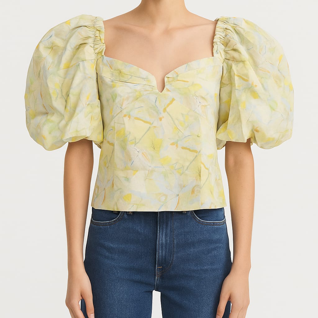 Renir Top Yellow Blue