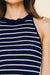 Meranin Top Navy Ivory