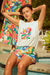 Bird Top Off White Multi