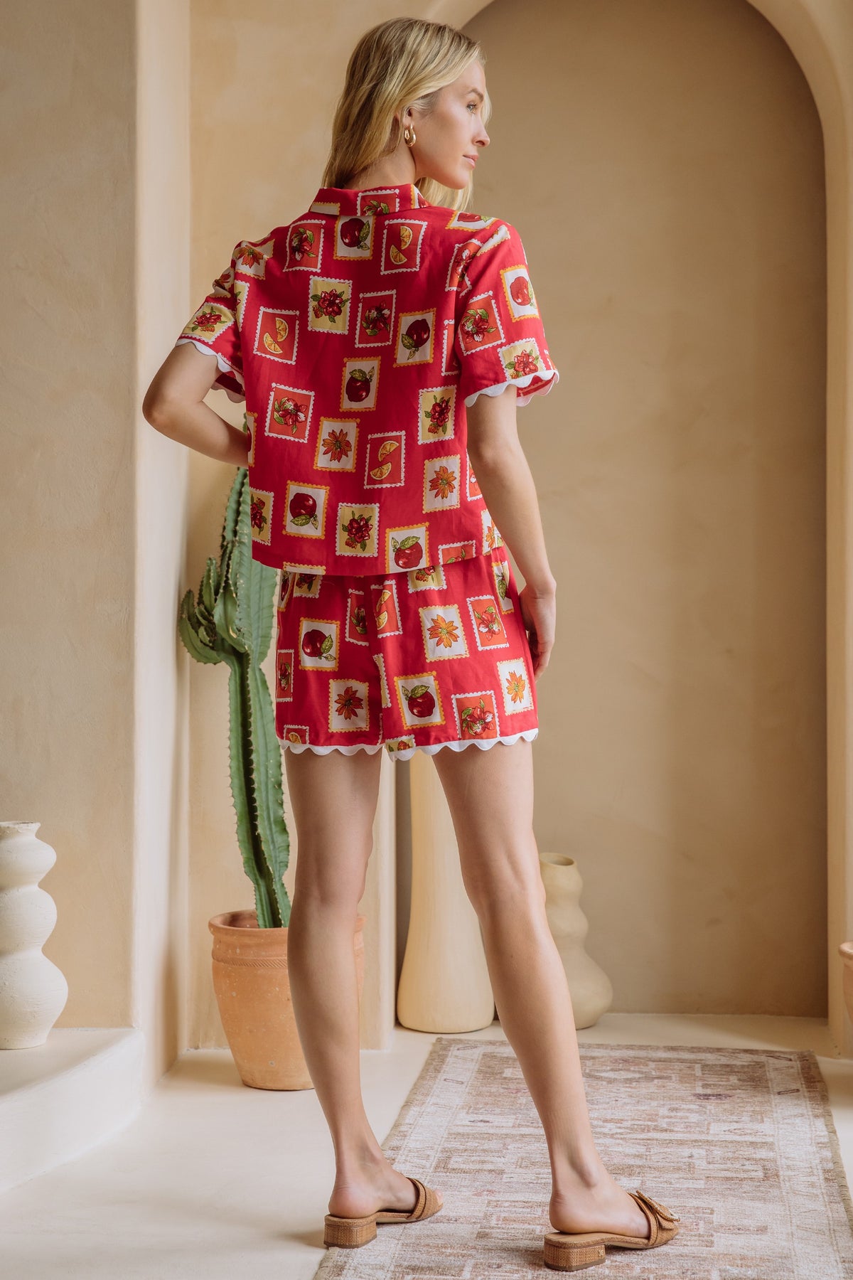 Filena Set Red Multi