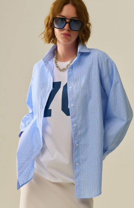 Esther Shirt Sky Blue