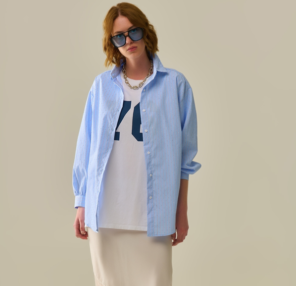 Esther Shirt Sky Blue