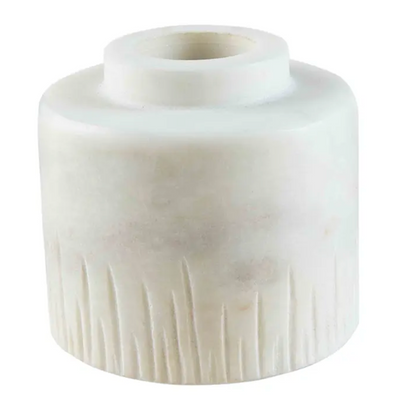 Horizontal Stripe Marble Bud Vase