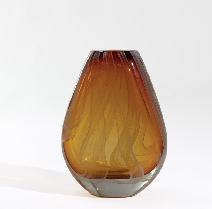 Cassius Vase Amber