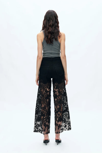 Frica Wide Leg Jean Black
