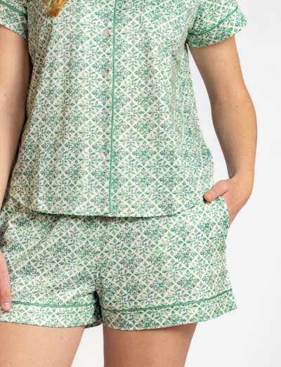 Carmen Short Emerald White