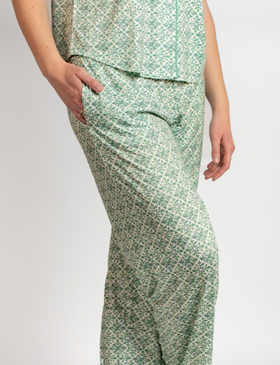 Carmen Pant Emerald White