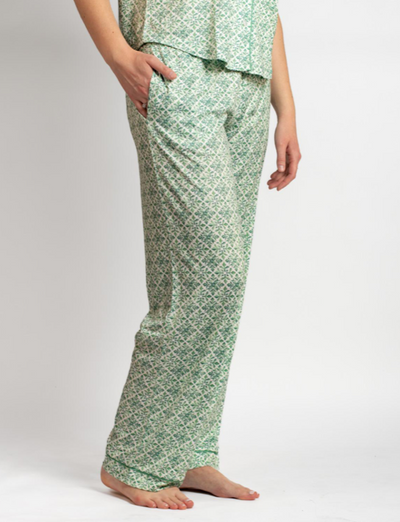 Carmen Pant Emerald White