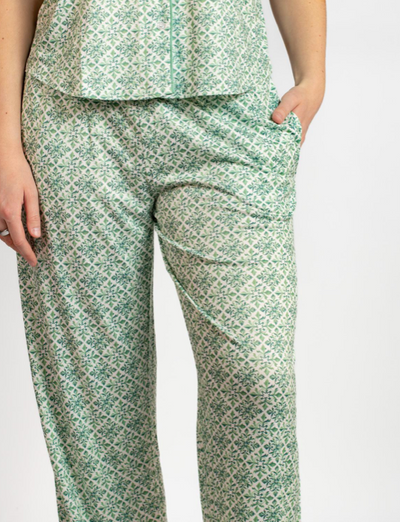 Carmen Pant Emerald White