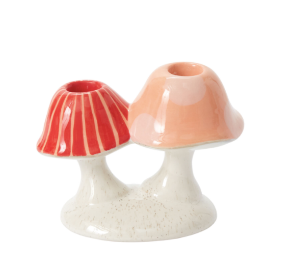 Cheerful Mushroom Candleholder