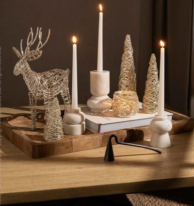 Totem candleholder set of 5