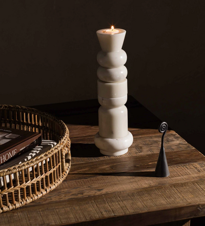 Totem candleholder set of 5