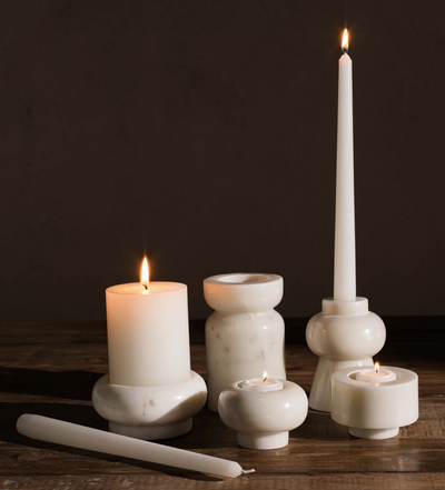 Totem candleholder set of 5