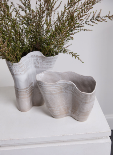 Claribel Vase 10.75x6.25x8