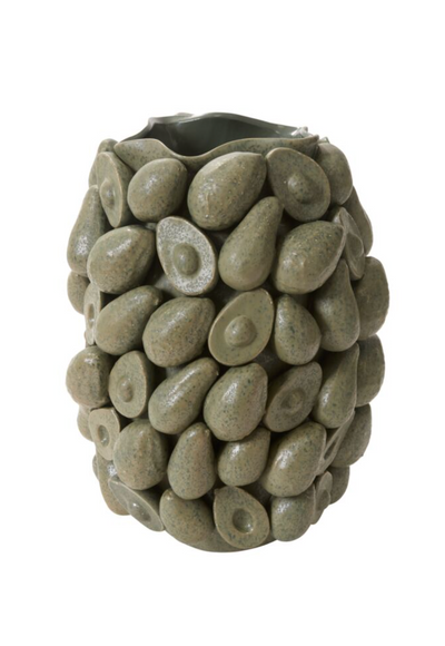 Layered Avocado Vase
