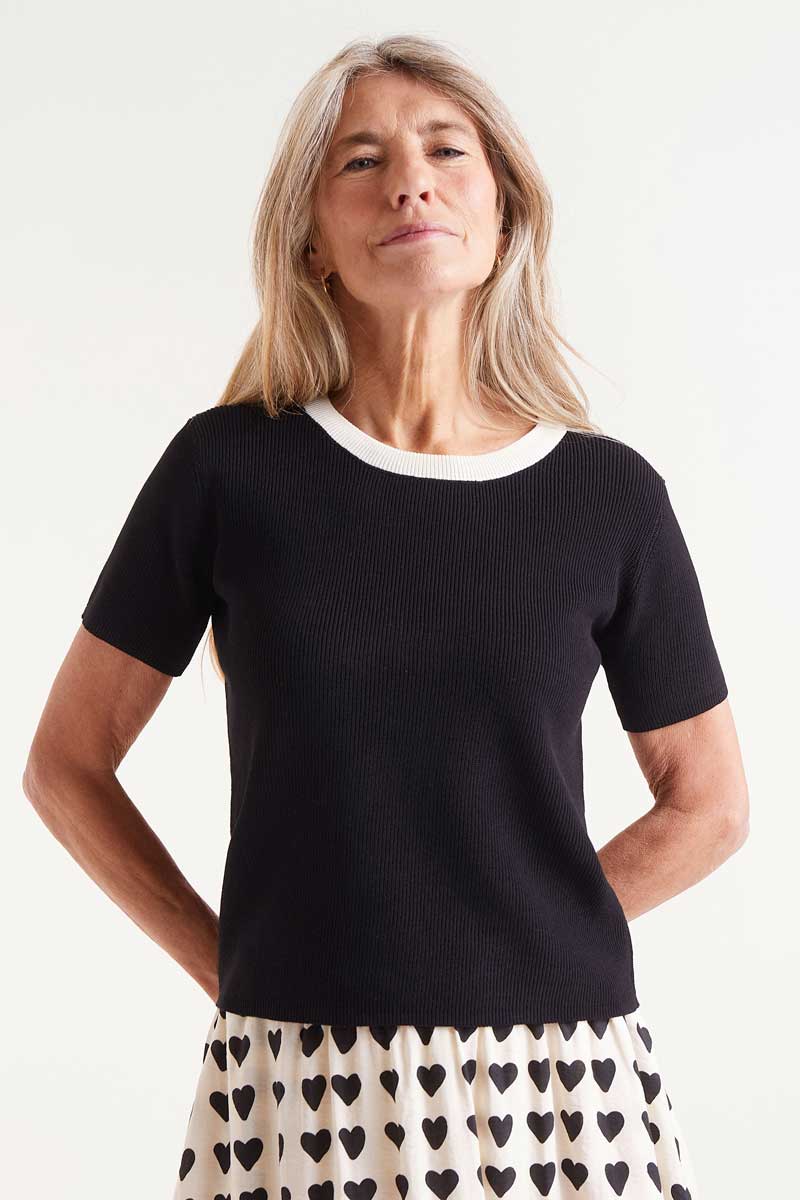 Amara Top Black