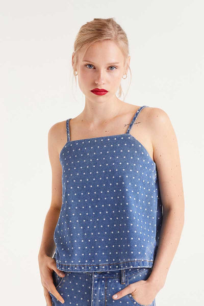 Chipo Top Blue