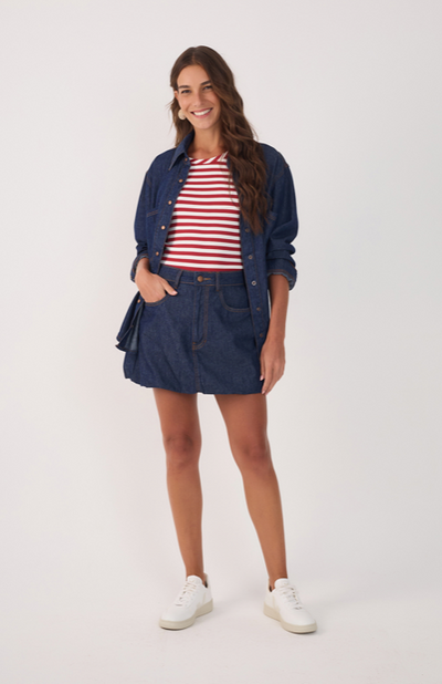 Isabela Mini Skirt Denim