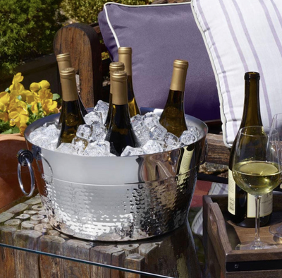 Hammered Polihed Beverage tub