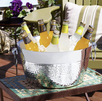 Hammered Polihed Beverage tub