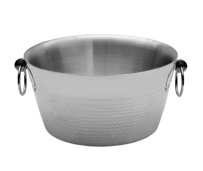 Hammered Polihed Beverage tub