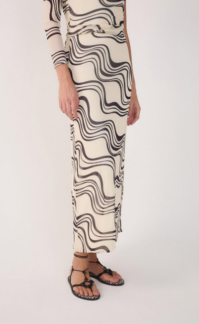 Fluir Print Tulle Skirt