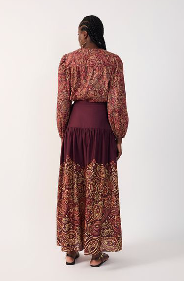 Hadar Maxi Skirt  Print