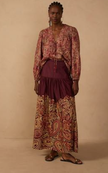 Hadar Maxi Skirt  Print