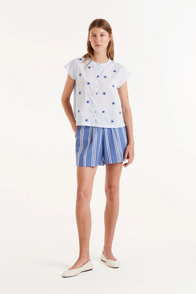 Mao Shirt Light Blue