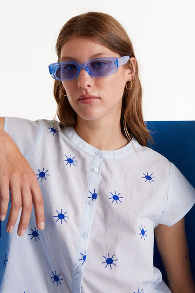 Mao Shirt Light Blue
