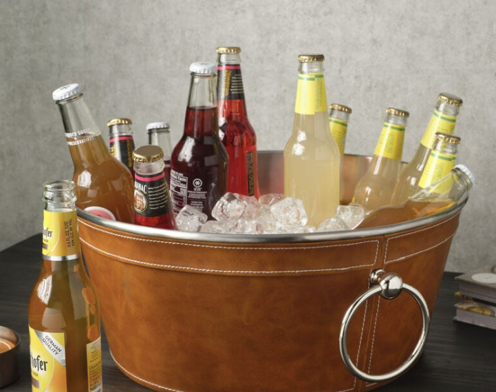 Leather Stitch Lg Beverage