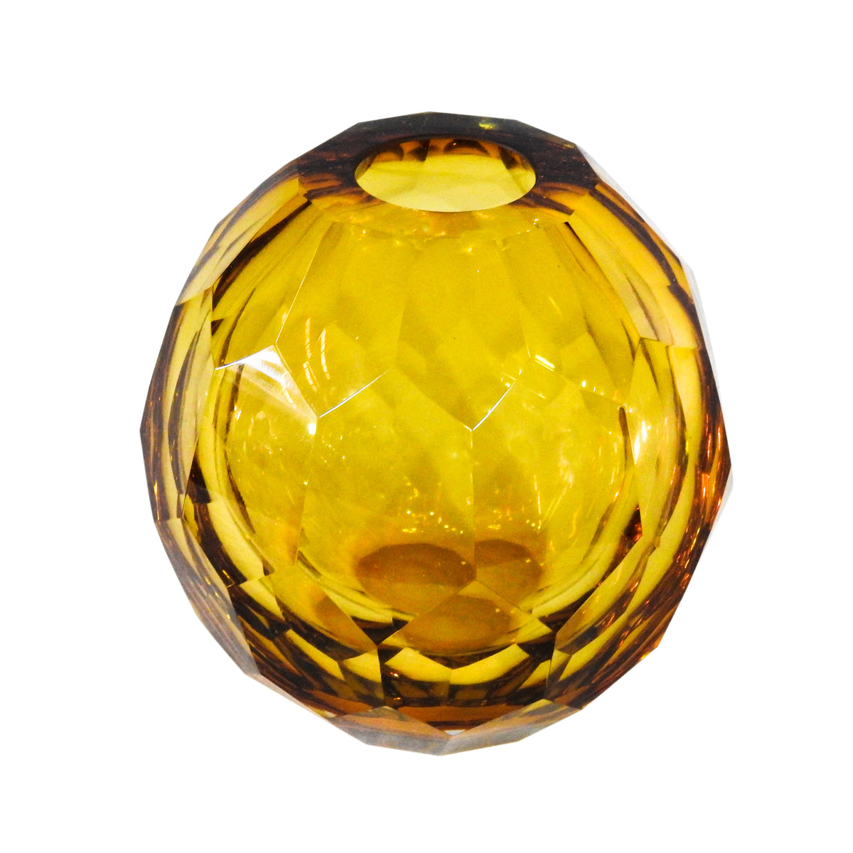 Shalene Glass Vase Amber