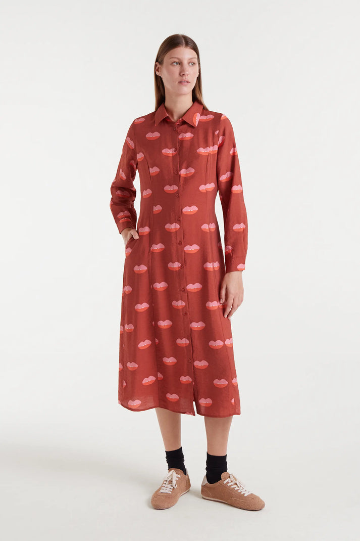 Sabrina Midi Dress Estampado