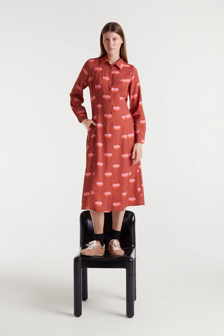 Sabrina Midi Dress Estampado