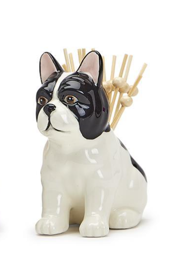 Pick Me Dog White And Black Pick Holder with 20 Picks