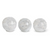 LED Snowflake Tabletop Glass Globes wTimers S