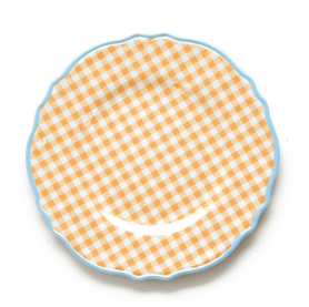 Gingham Plate Garden