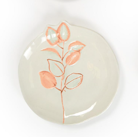 Lily Tidbit Plate Peach