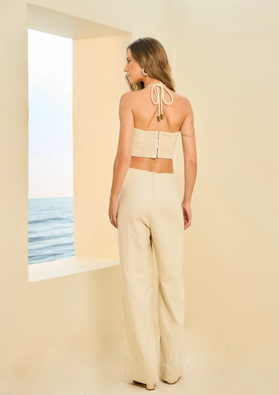 Jade Jumpsuit Beige