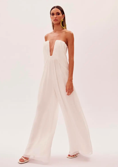 Aretha Jumpsuit Off White